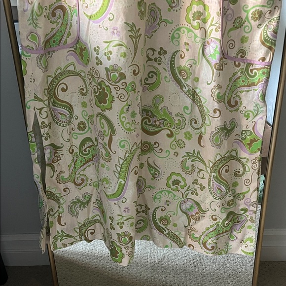 Alemais Green and Cream Paisley Dress - Picture 5 of 11